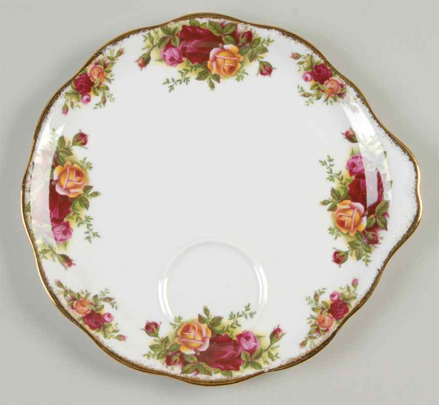 Old Country Roses Snack Plate by Royal Albert-1