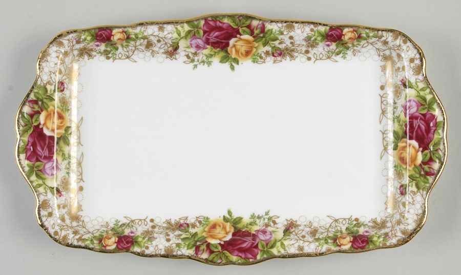 Old Country Roses 11 Sandwich Tray By Royal Albert Replacements Ltd old-country-roses-11-sandwich-tray-by-royal-albert-replacements-ltd