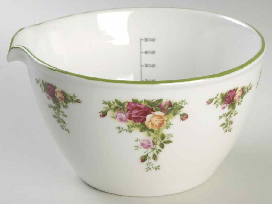 Old Country Roses Batter Bowl by Royal Albert-1