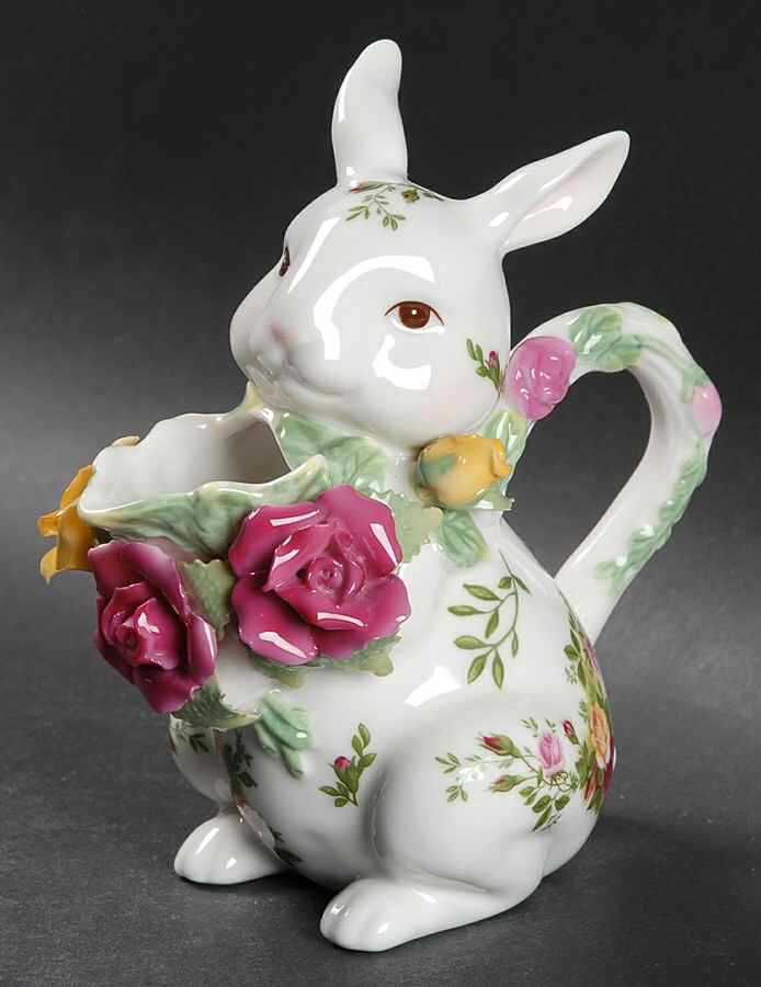 Old Country Roses Figural Creamer by Royal Albert-1