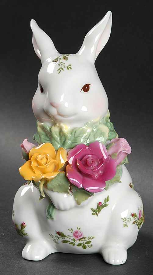 Old Country Roses Figural Sugar Bowl & Lid by Royal Albert-1
