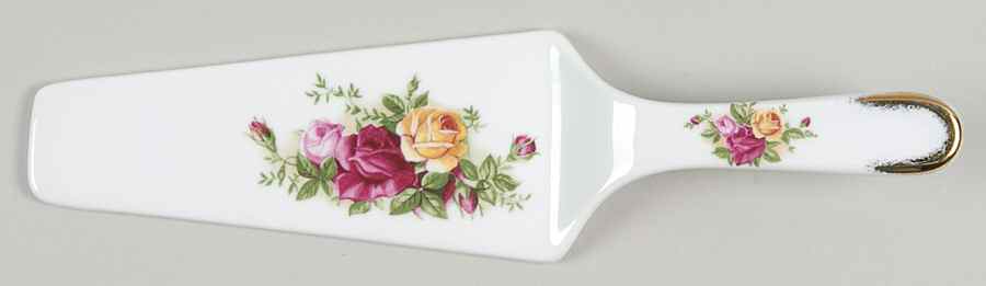 Old Country Roses Solid Ceramic Pie/Cake Server by Royal Albert-1