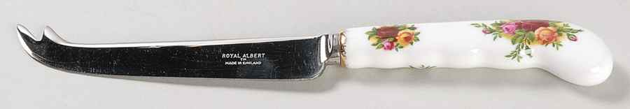 Old Country Roses Cheese Knife with Stainless Blade by Royal Albert-1
