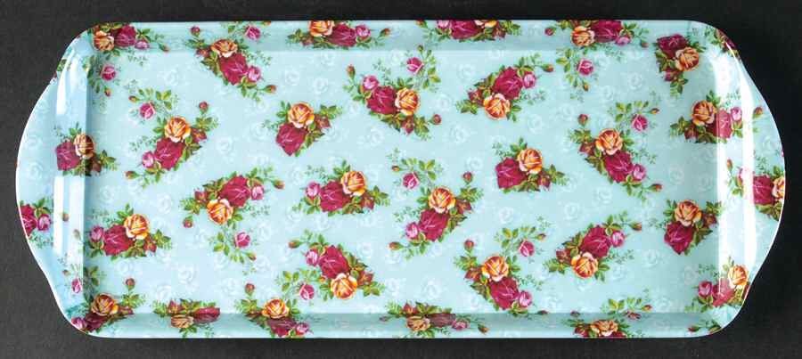 Old Country Roses 12" Melamine Sandwich Tray by Royal Albert-1
