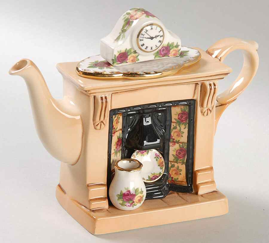 Old Country Roses Mini Figural Teapot & Lid by Royal Albert-1
