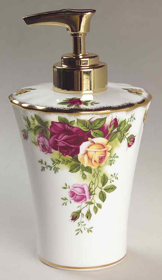 Old Country Roses Lotion Dispenser by Royal Albert-1