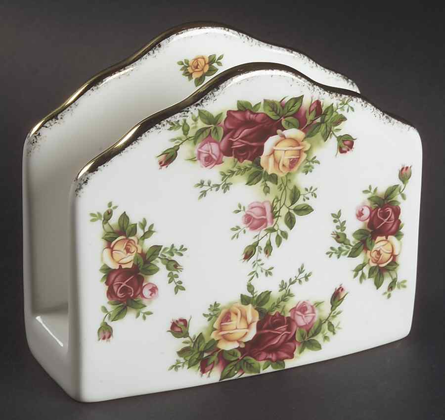 Old Country Roses Napkin Holder by Royal Albert-1