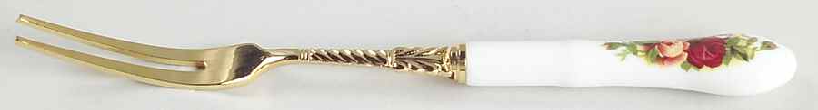 Old Country Roses Cocktail Fork by Royal Albert-1