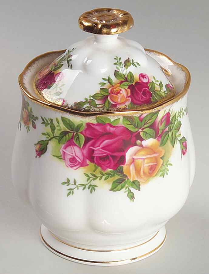 Old Country Roses Marmalade & Lid by Royal Albert-1