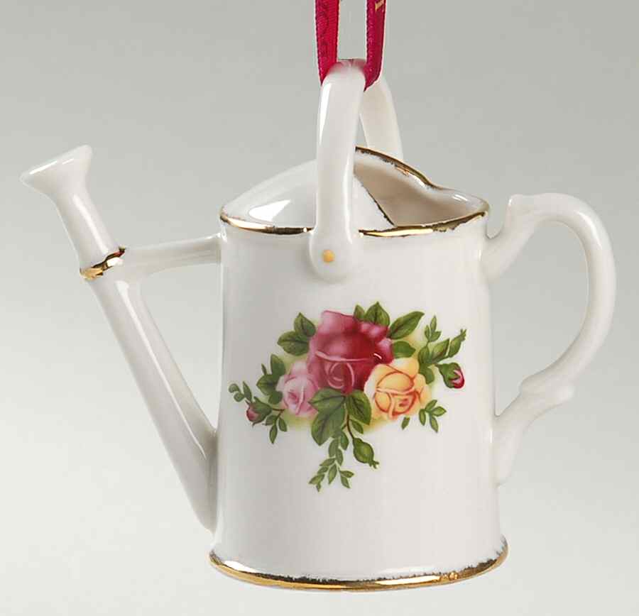 Old Country Roses Watering Can Ornament by Royal Albert-1
