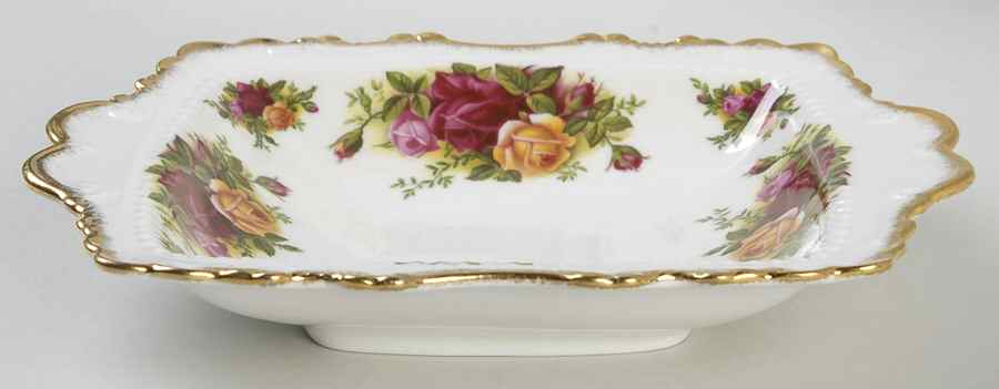 Old Country Roses 8" Rectangular Sweet Meat by Royal Albert-1