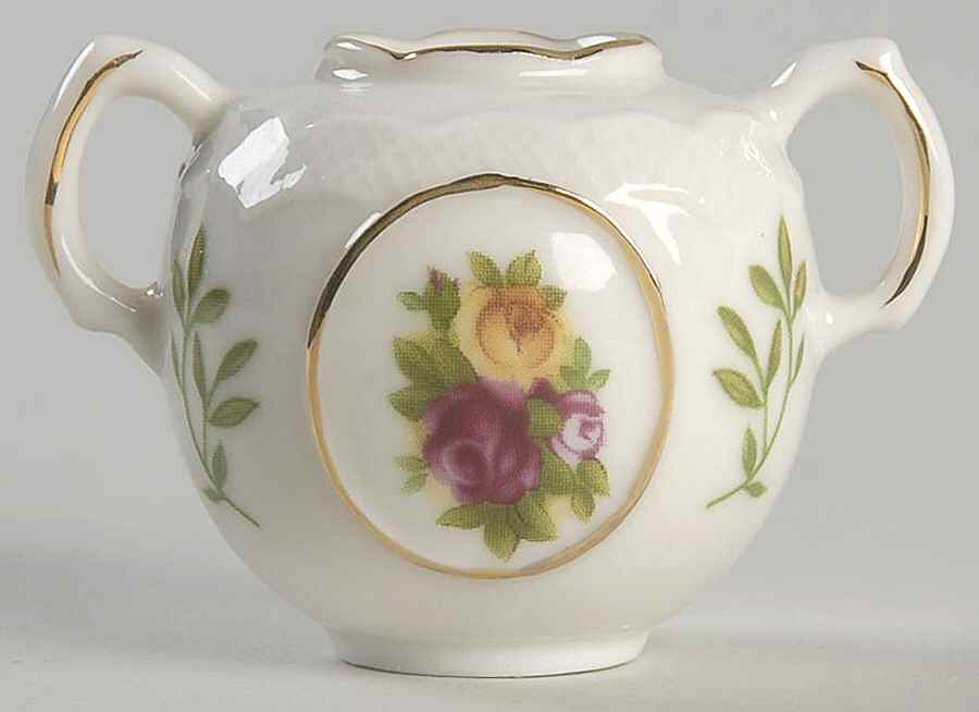 Old Country Roses Miniature Sugar Bowl-No Lid by Royal Albert-1