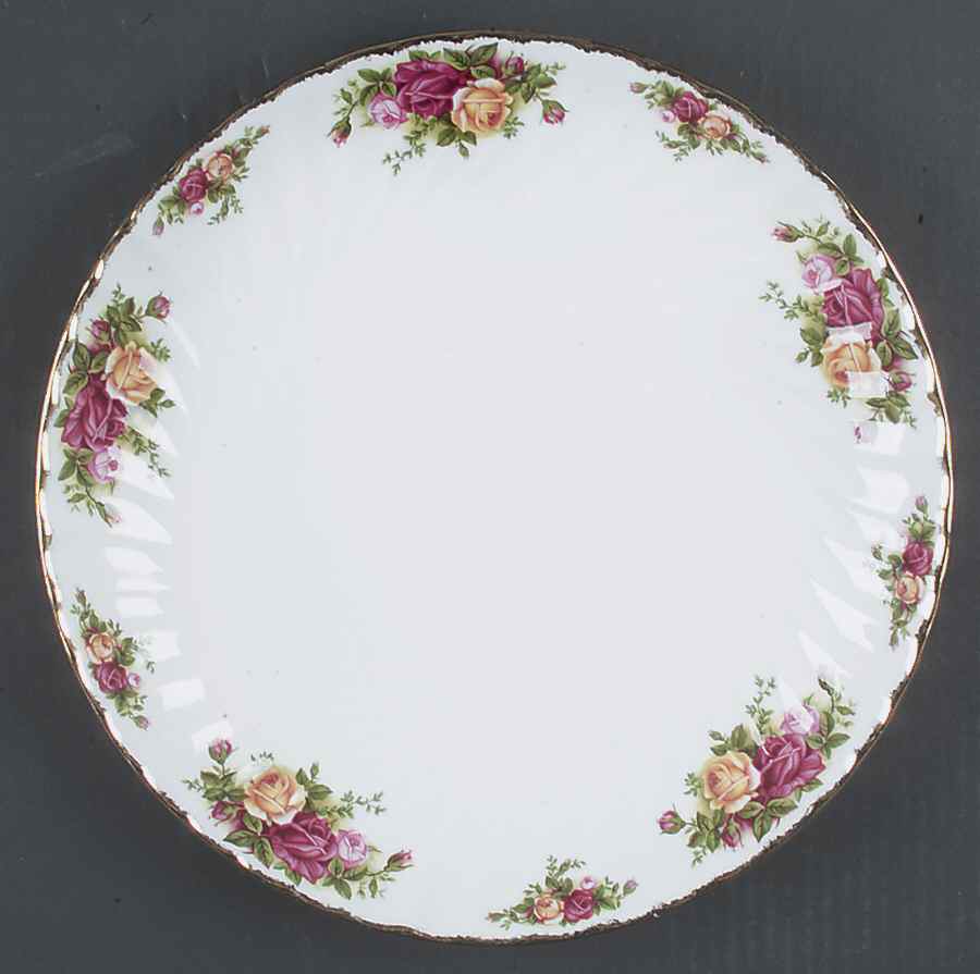 Old Country Roses Bread and Butter Bowl by Royal Albert-1