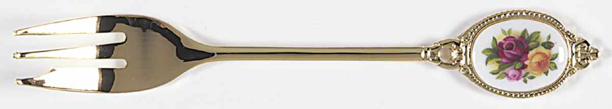 Old Country Roses Individual Solid Cake Fork by Royal Albert-1