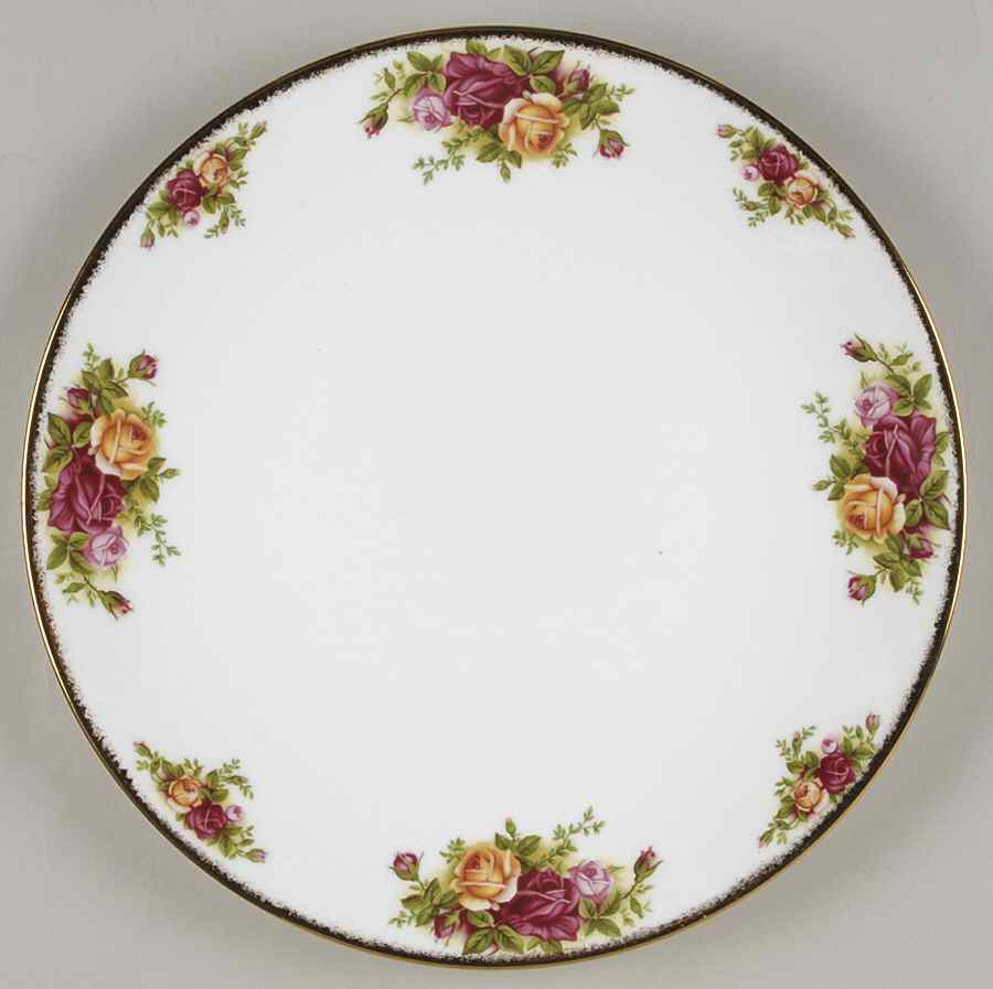 Old Country Roses Cake Plate by Royal Albert-1