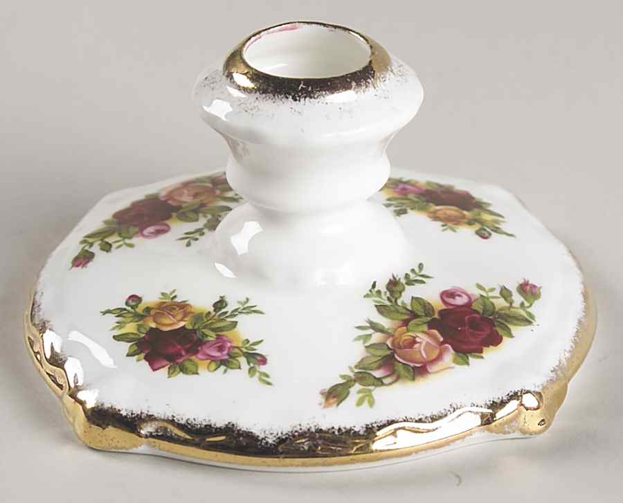 Old Country Roses 2" Candlestick by Royal Albert-1