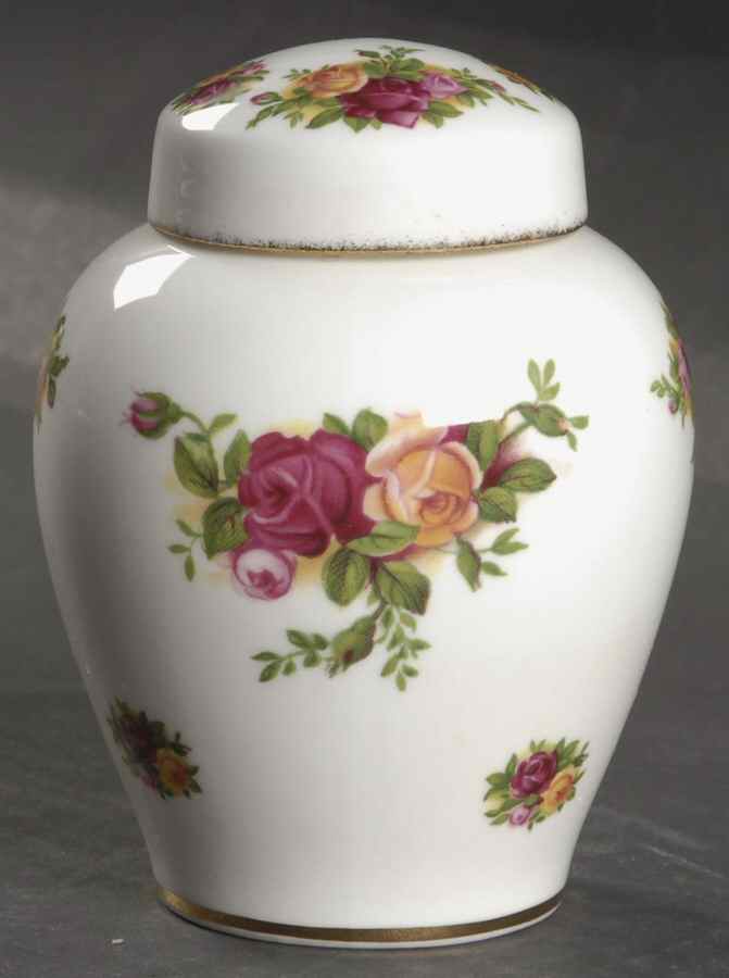Old Country Roses Small Ginger Jar & Lid by Royal Albert-1