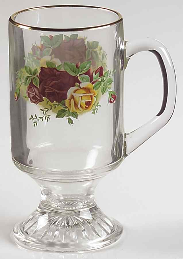 Old Country Roses Glassware Irish Coffee by Royal Albert-1