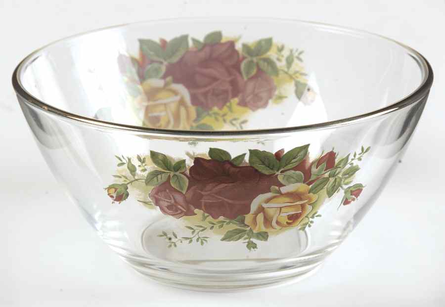 Old Country Roses Glassware Individual Salad Bowl by Royal Albert-1