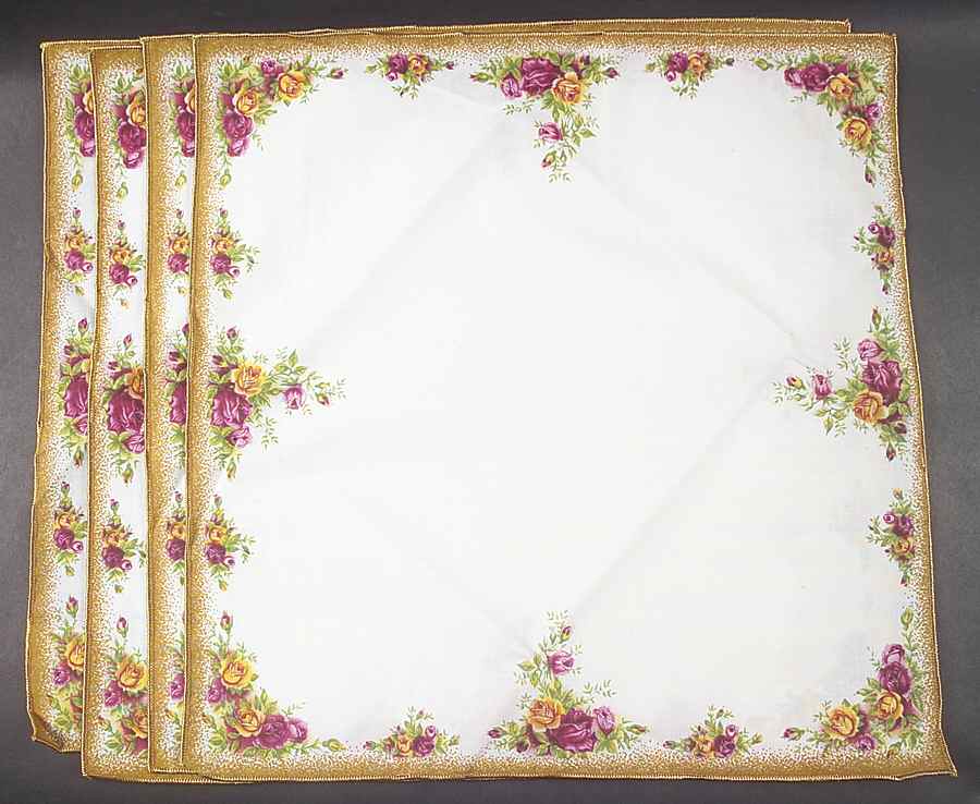 Old Country Roses Cloth Napkin - Set of 4 by Royal Albert-1