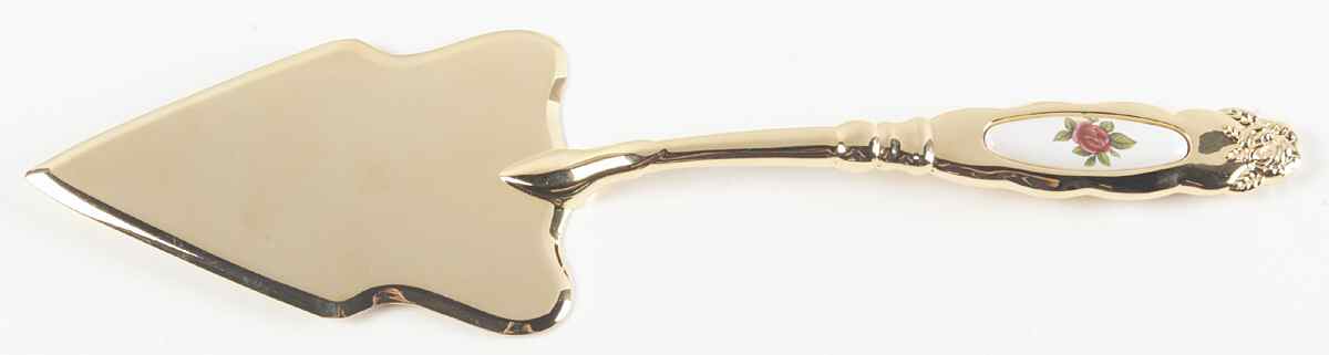 Old Country Roses Pie & Cake Server with Stainless Blade by Royal Albert-1