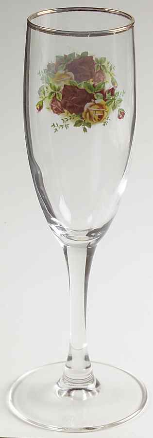 Old Country Roses Glassware Champagne Flute by Royal Albert-1