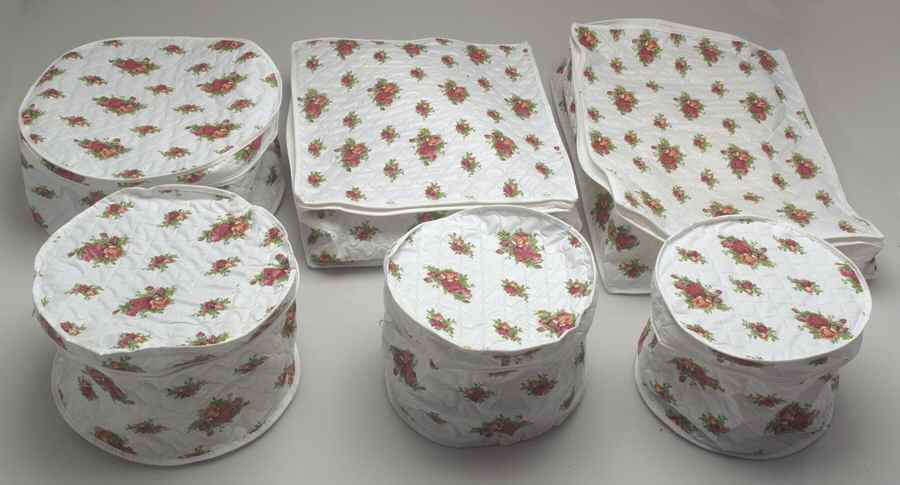 Old Country Roses 6 Piece Starter Set Storage Cases by Royal Albert-1