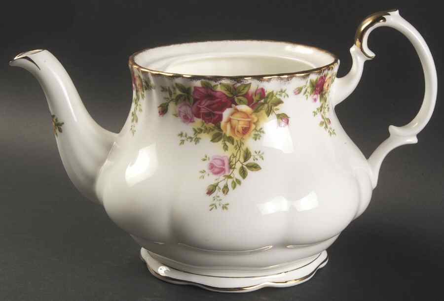 Old Country Roses Teapot No Lid by Royal Albert-1