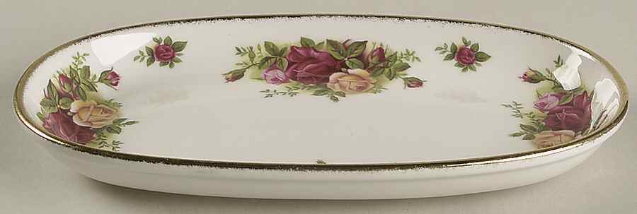 Old Country Roses 9" Oval Tray by Royal Albert-1