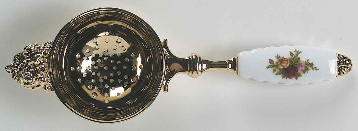 Old Country Roses Tea Strainer No Bowl by Royal Albert-1