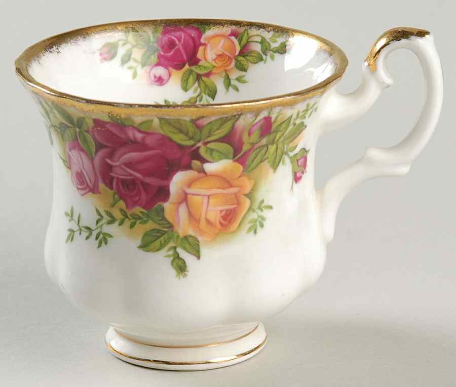 Old Country Roses Footed Demitasse Cup by Royal Albert-1