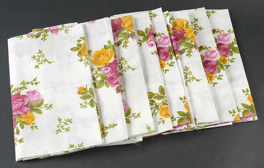Old Country Roses Cloth Napkin - Set of 8 by Royal Albert-1