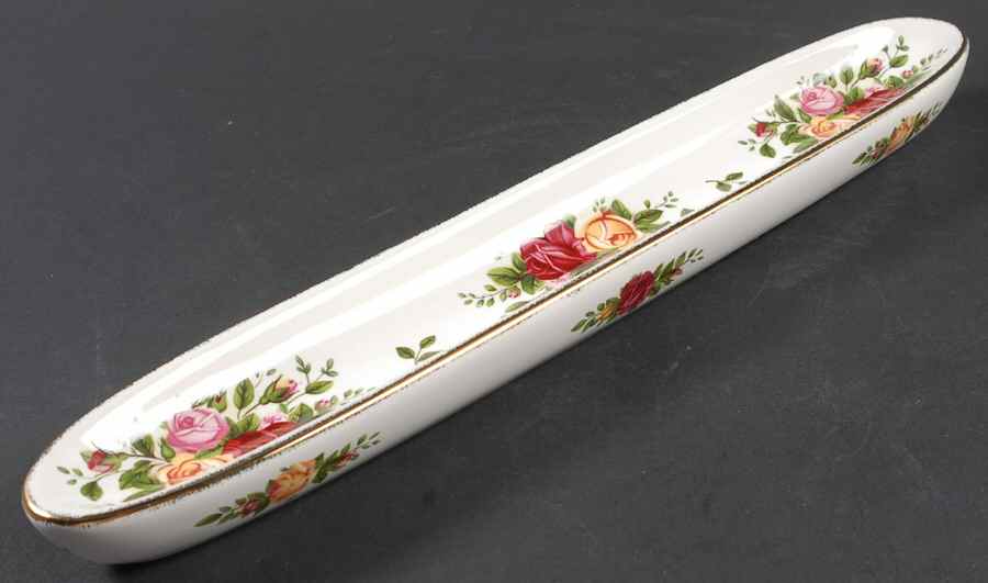 Old Country Roses Olive Boat by Royal Albert-1