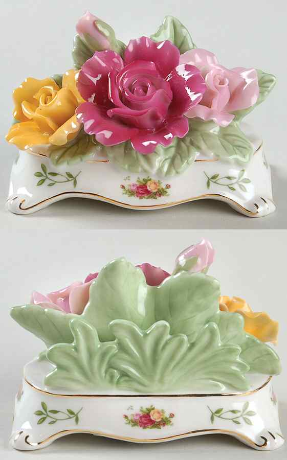 Old Country Roses Business Card Holder by Royal Albert-1