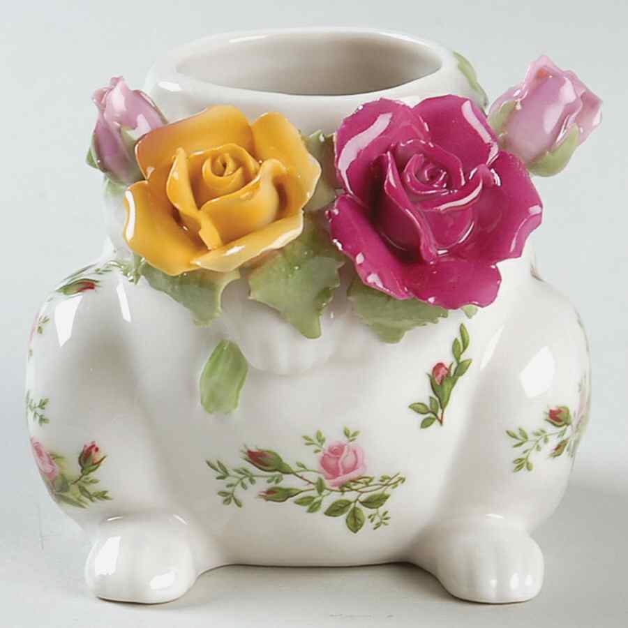 Old Country Roses Figural Sugar Bowl No Lid by Royal Albert-1