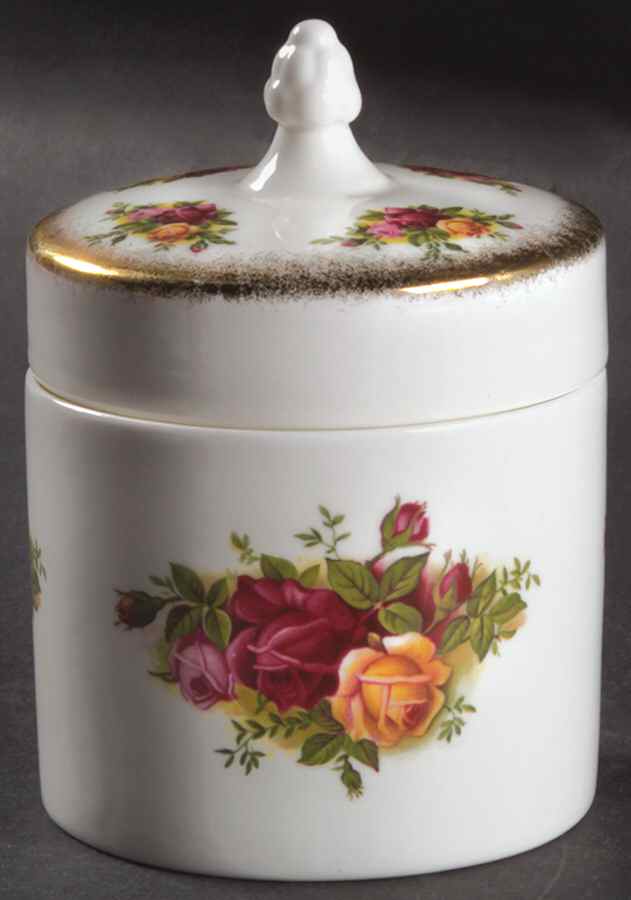 Old Country Roses Candy Jar & Lid by Royal Albert-1
