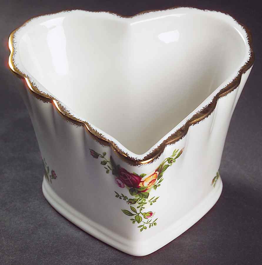 Old Country Roses Heart Votive Candleholder by Royal Albert-1