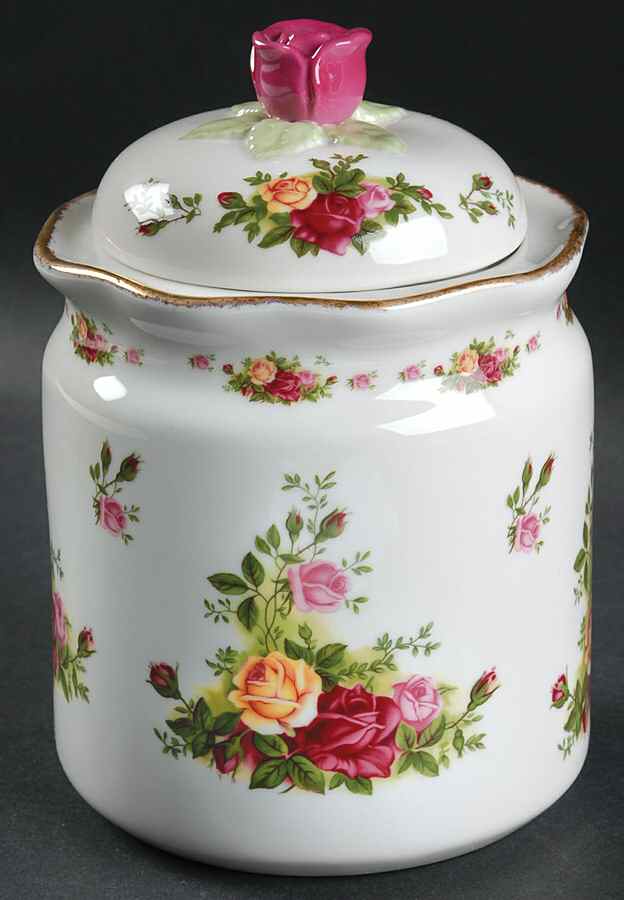 Old Country Roses Medium Canister & Lid by Royal Albert-1