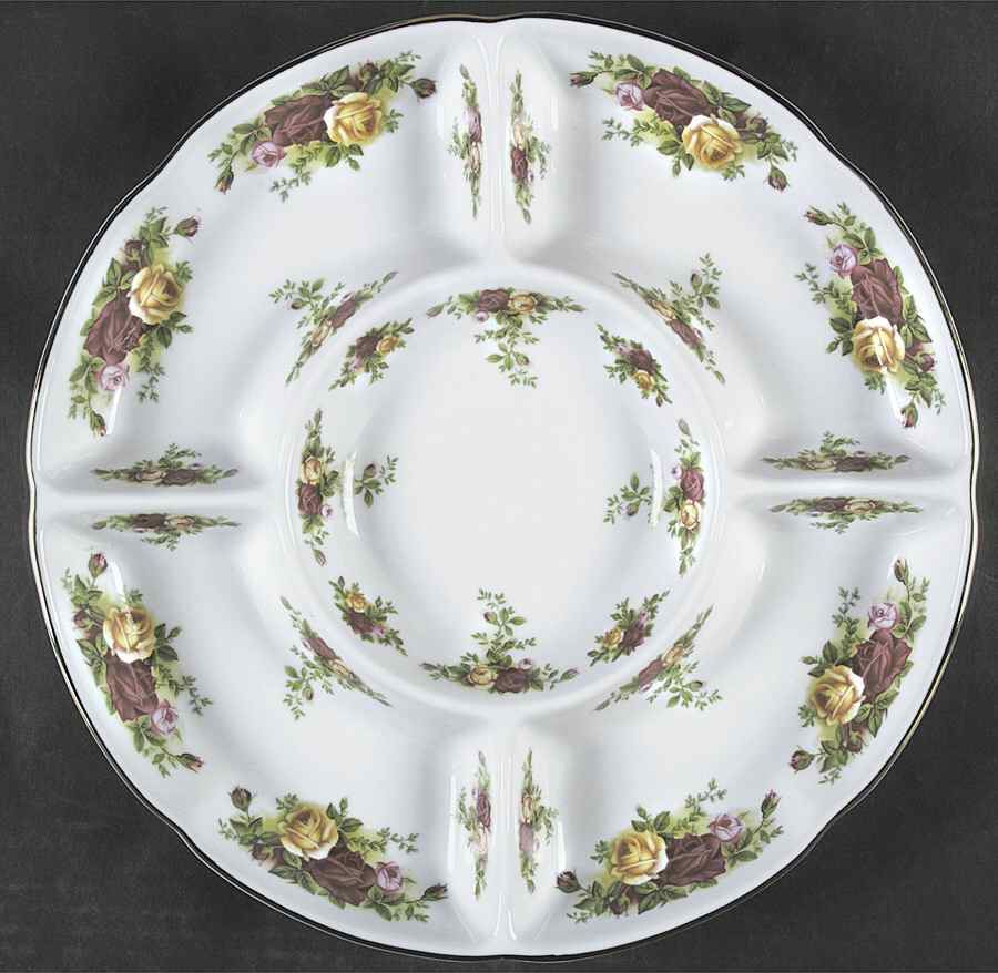 Old Country Roses 1-Piece Crudite by Royal Albert-1