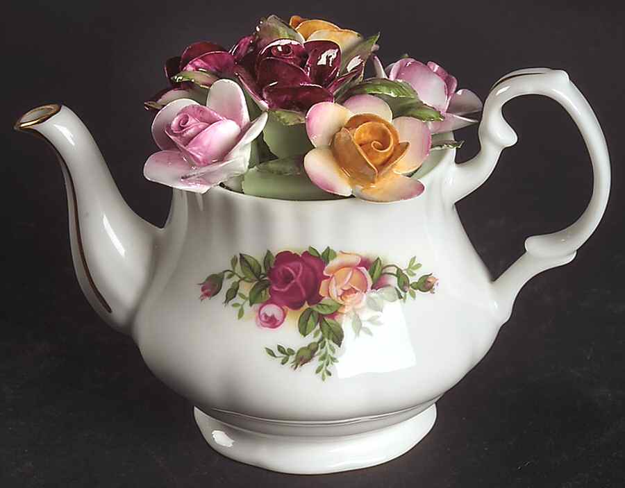 Old Country Roses Floral Giftware, Miniatures by Royal Albert-1