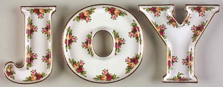 Old Country Roses Set of 3 "Joy" Candy Dishes by Royal Albert-1