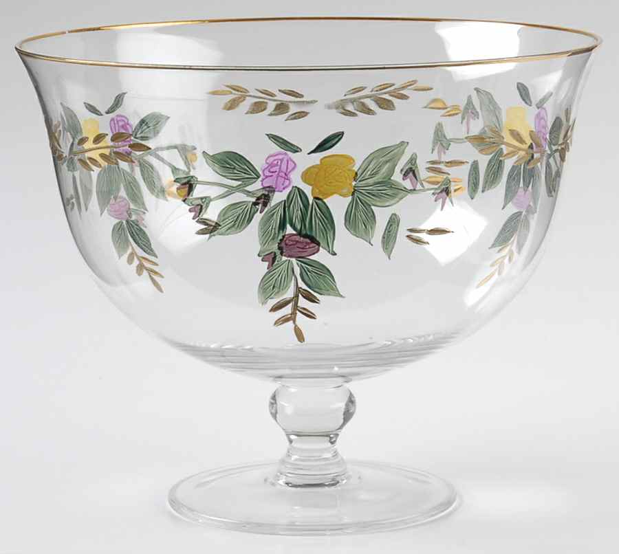 Old Country Roses Glassware-Compote Hand Painted (Height X Width) by Royal Albert-1