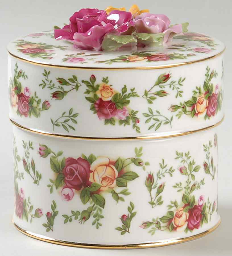 Old Country Roses Musical Floral Box by Royal Albert-1