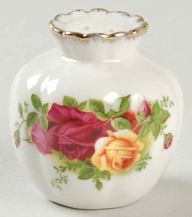 Old Country Roses Individual Pepper Shaker by Royal Albert-1