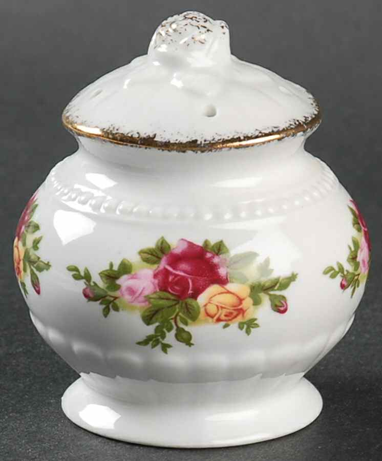 Old Country Roses Individual Salt Shaker by Royal Albert-1