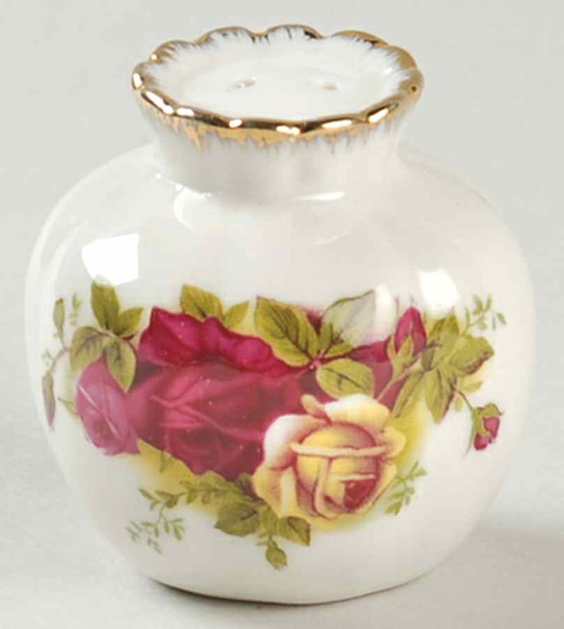Old Country Roses Individual Salt Shaker by Royal Albert-1