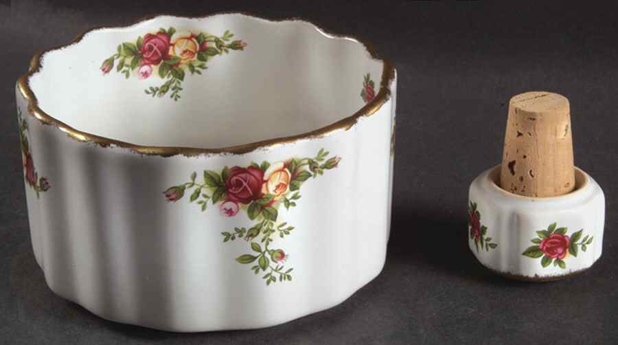 Old Country Roses Wine Bottle Coaster and Stopper by Royal Albert-1