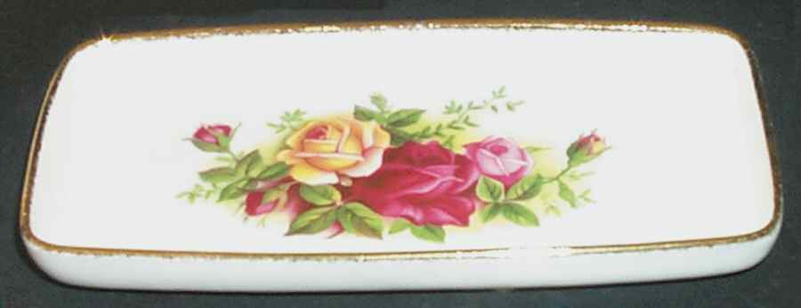 Old Country Roses Silver Tray by Royal Albert-1