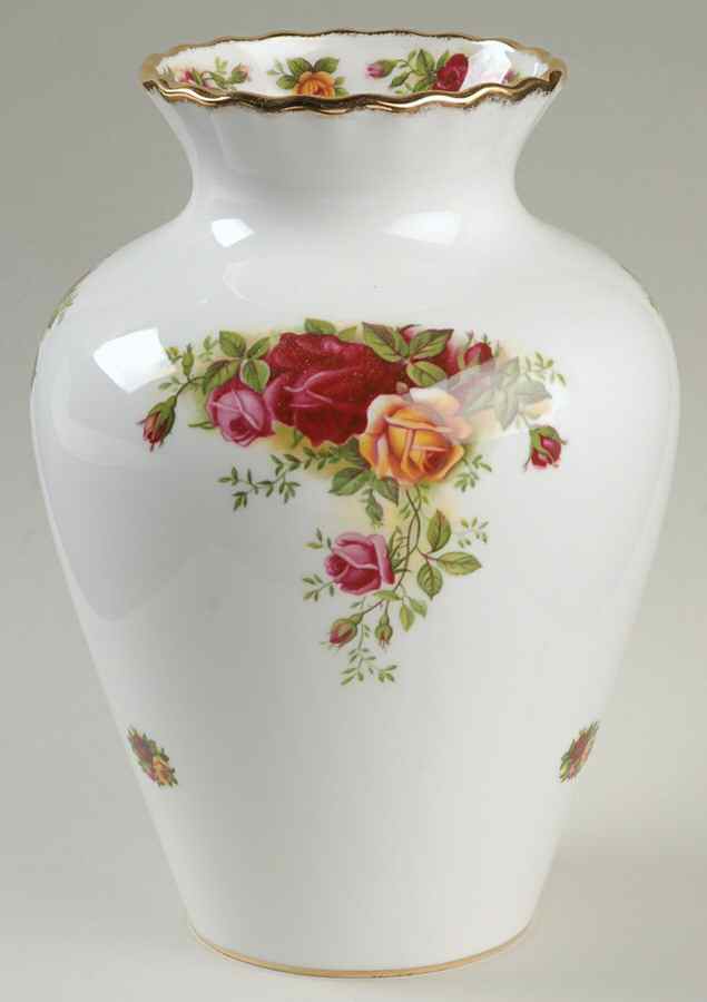 Old Country Roses Large Grosvenor Vase by Royal Albert-1