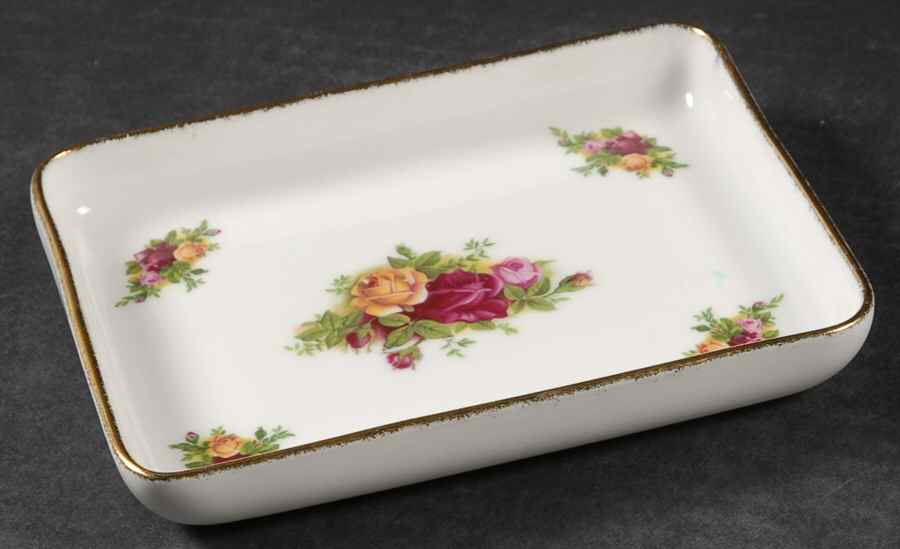 Old Country Roses 6" Rectangular Tray by Royal Albert-1